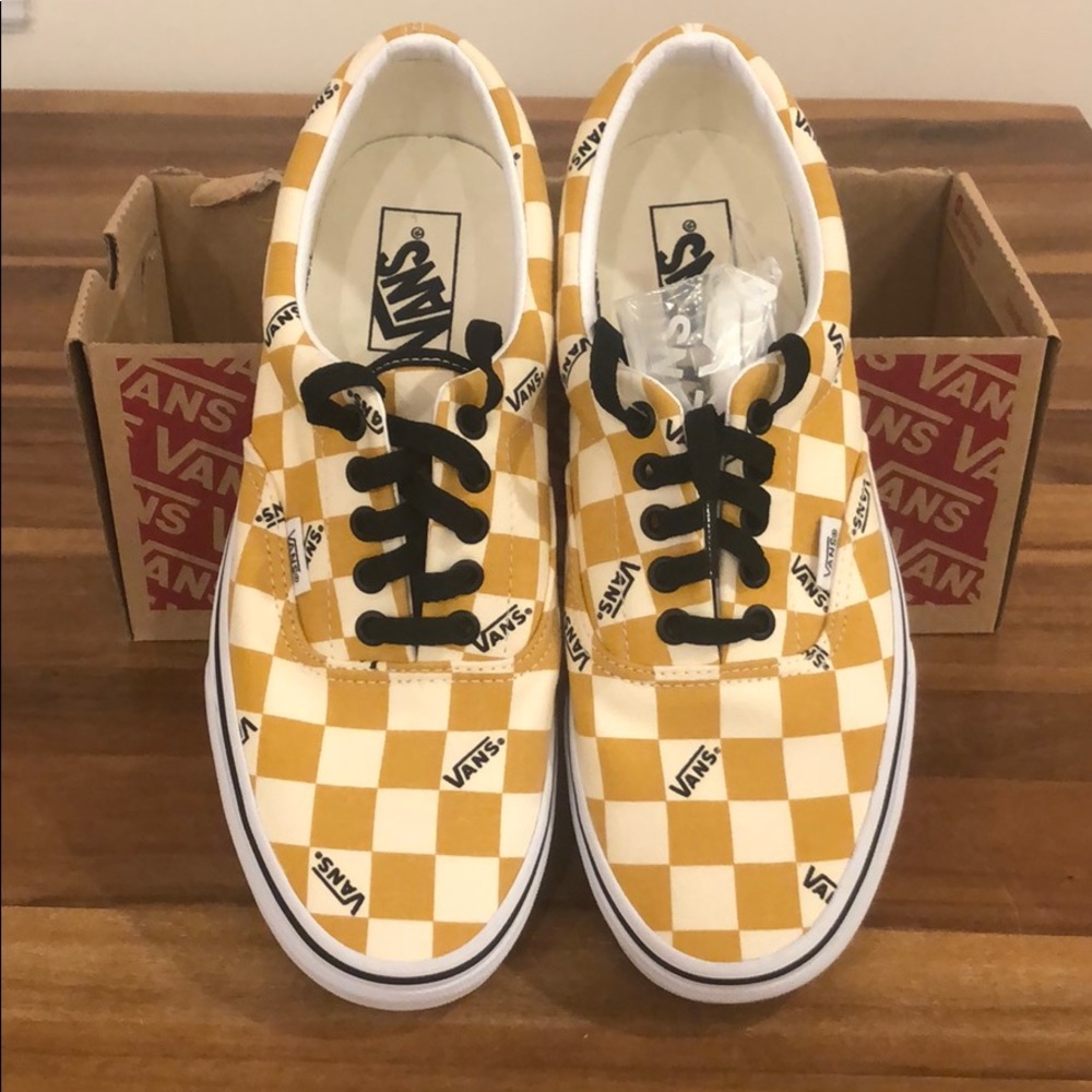 Vans era big check ylk tow/ tr wht sneakers